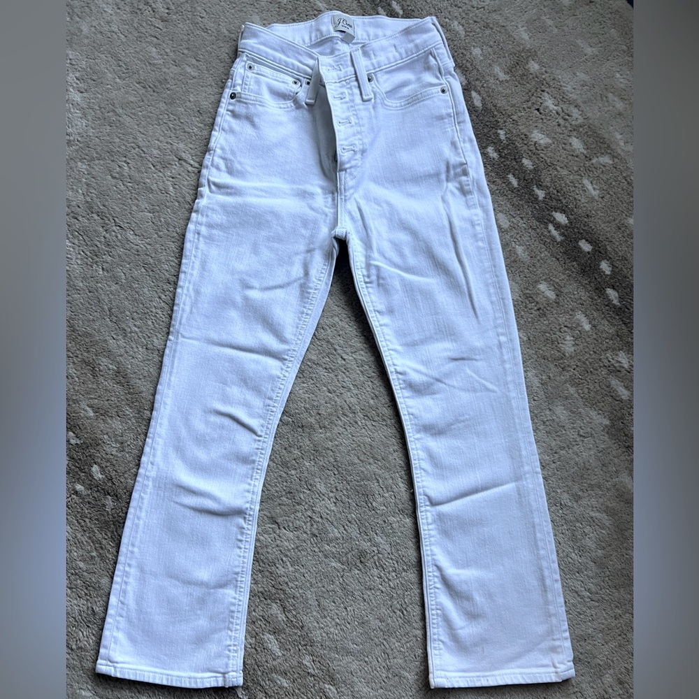J Crew White Jeans Size 24